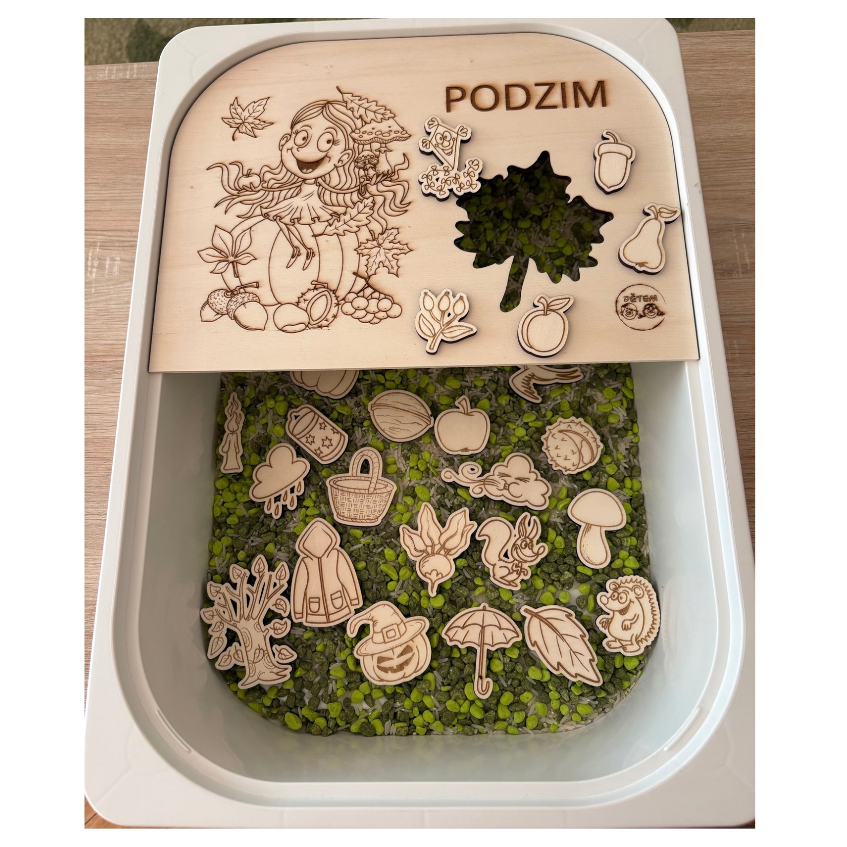 PODZIMNÍ VÍLA: deska do boxu+podzimní výřezy